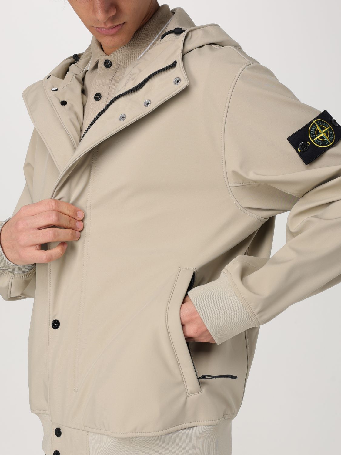 STONE ISLAND CHAQUETA: Chaqueta hombre Stone Island, Beige - Img 5