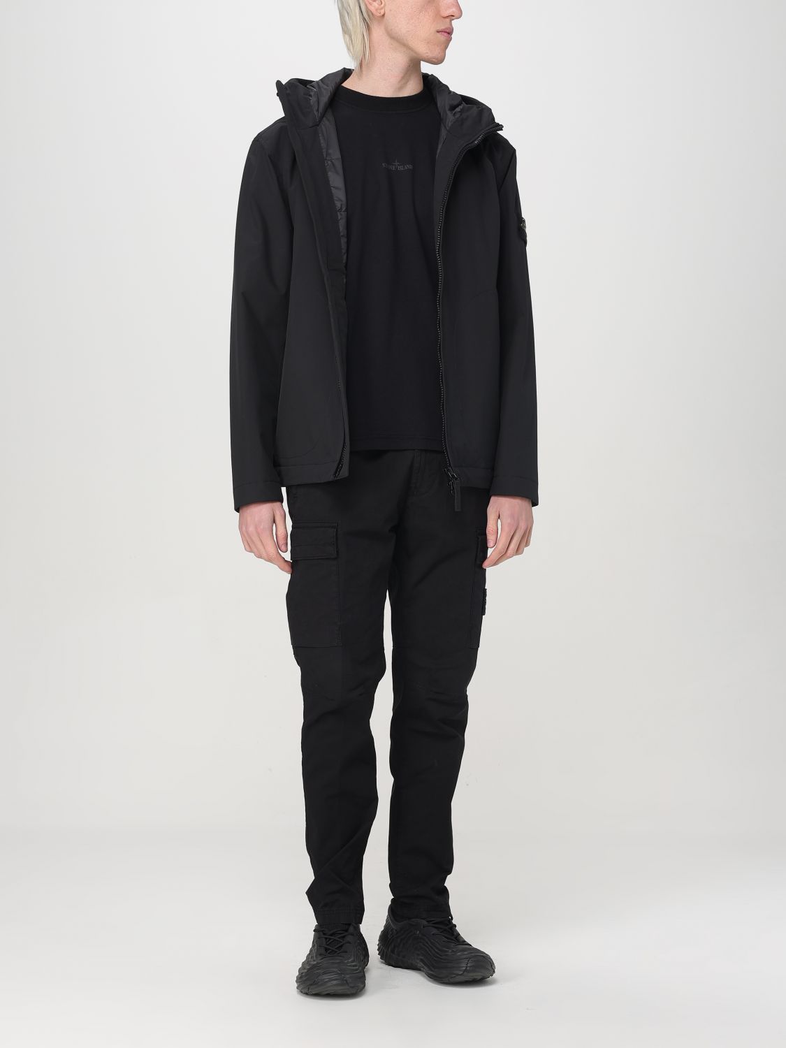 STONE ISLAND PANTALÓN: Pantalón hombre Stone Island, Negro - Img 2