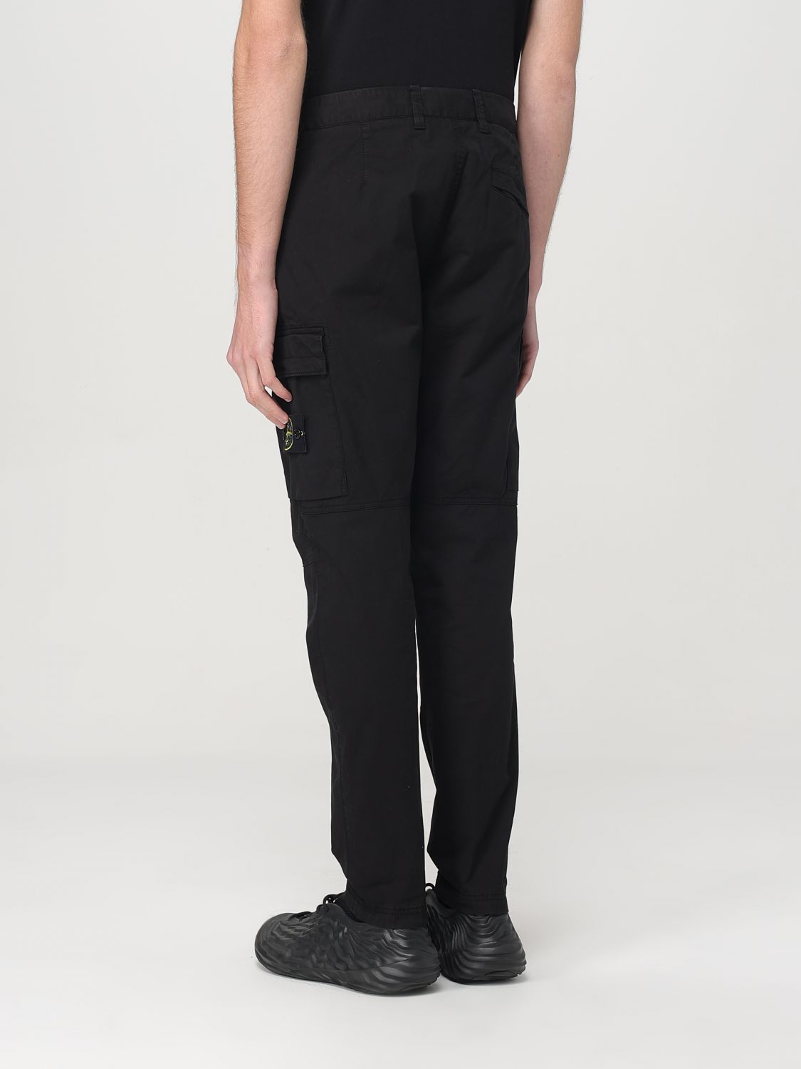 STONE ISLAND PANTALÓN: Pantalón hombre Stone Island, Negro - Img 3