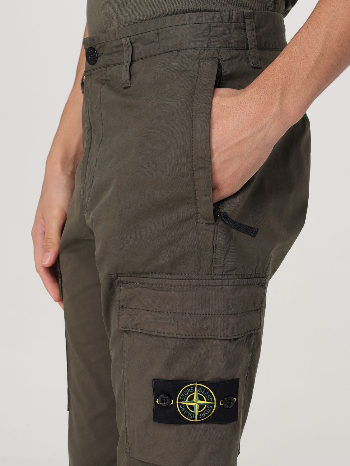 STONE ISLAND PANTALÓN: Pantalón hombre Stone Island, Verde - Img 5