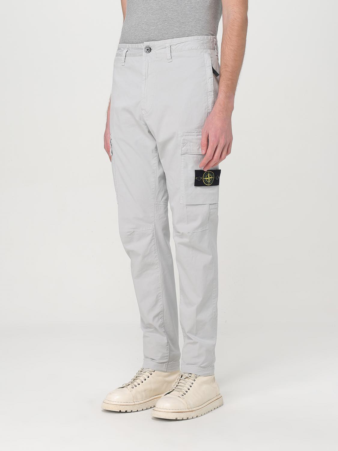 STONE ISLAND PANTS: Pants men Stone Island, Grey - Img 4