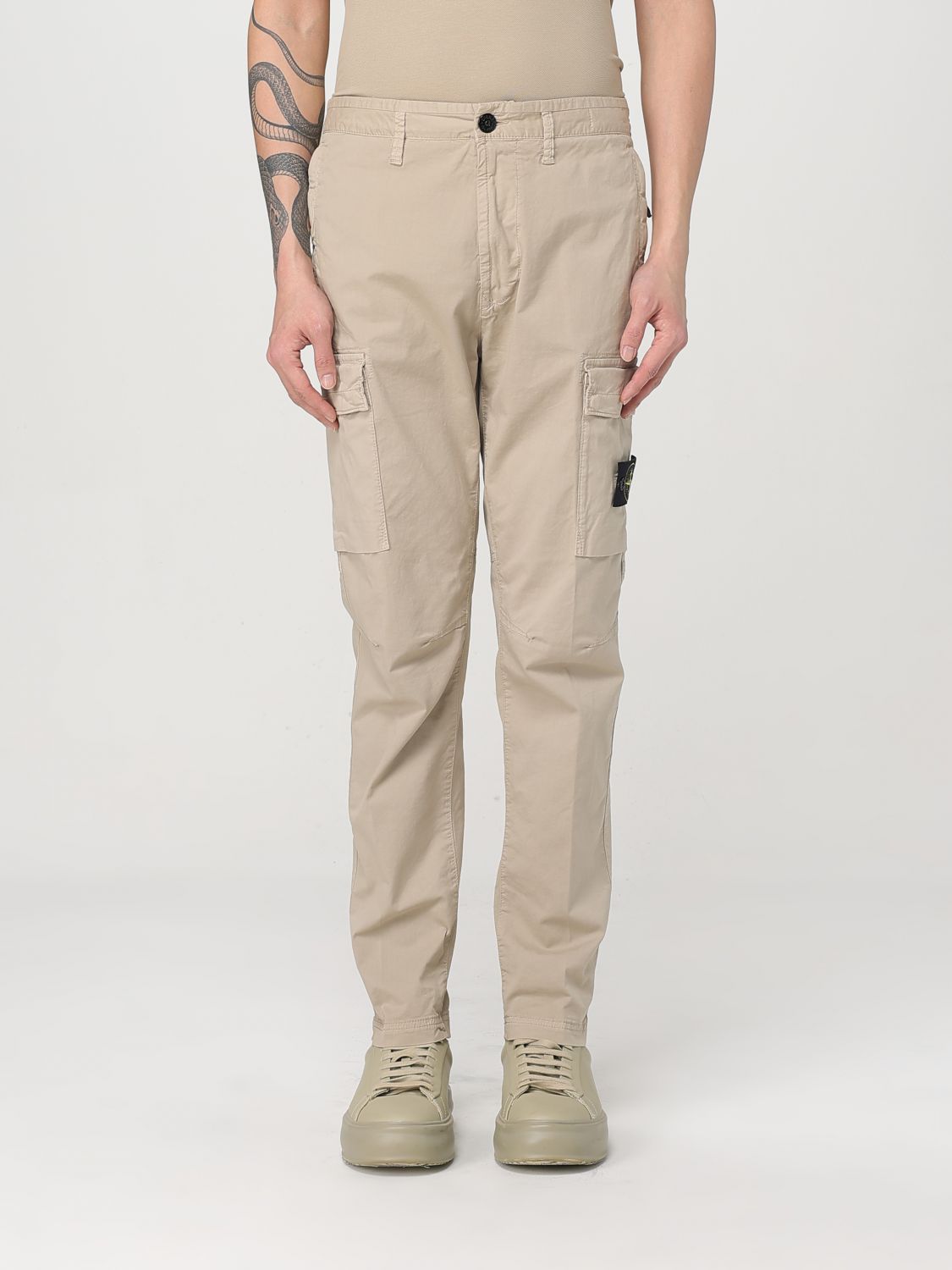 STONE ISLAND PANTALÓN: Pantalón hombre Stone Island, Beige - Img 1