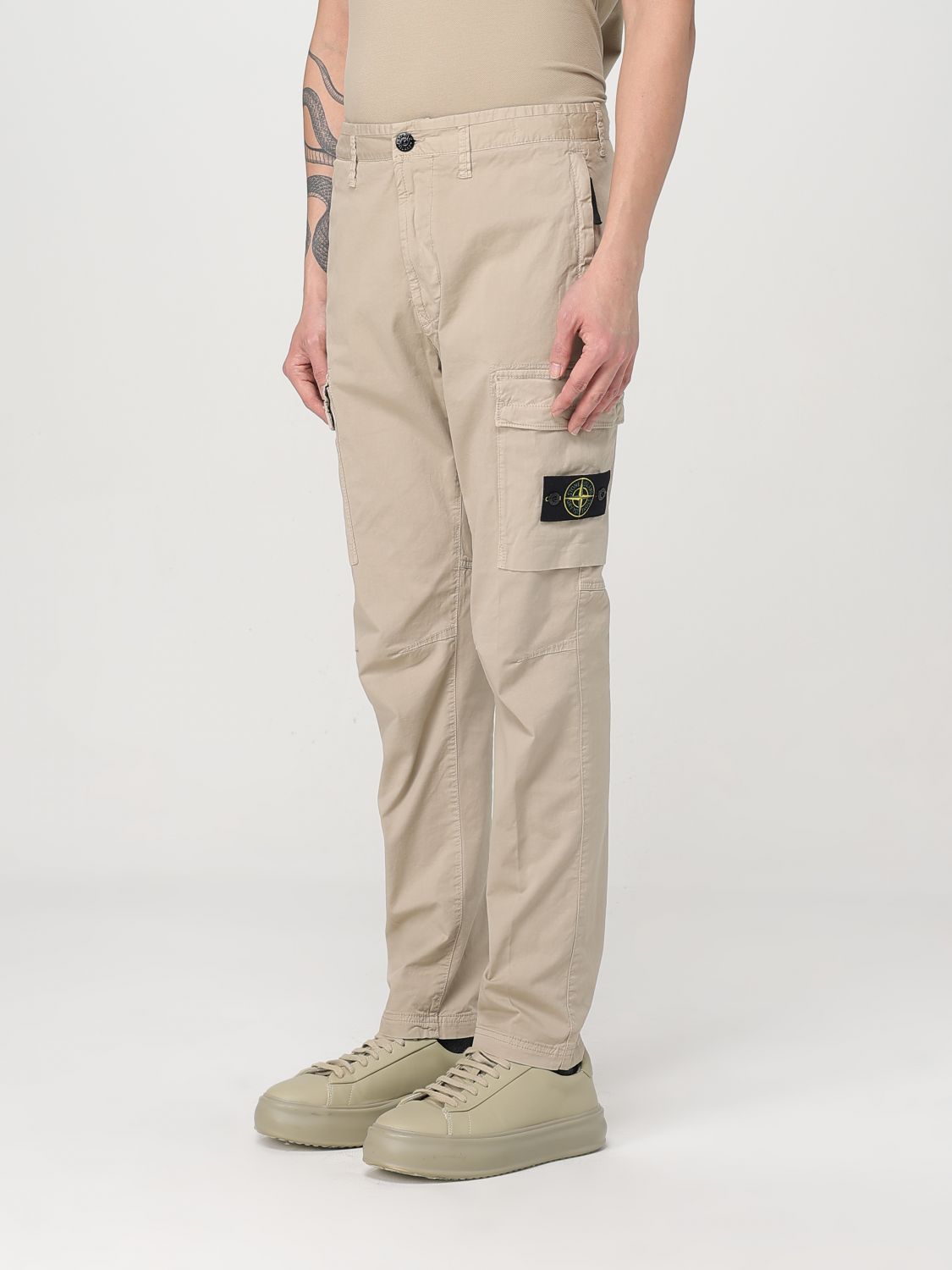 STONE ISLAND PANTALÓN: Pantalón hombre Stone Island, Beige - Img 4