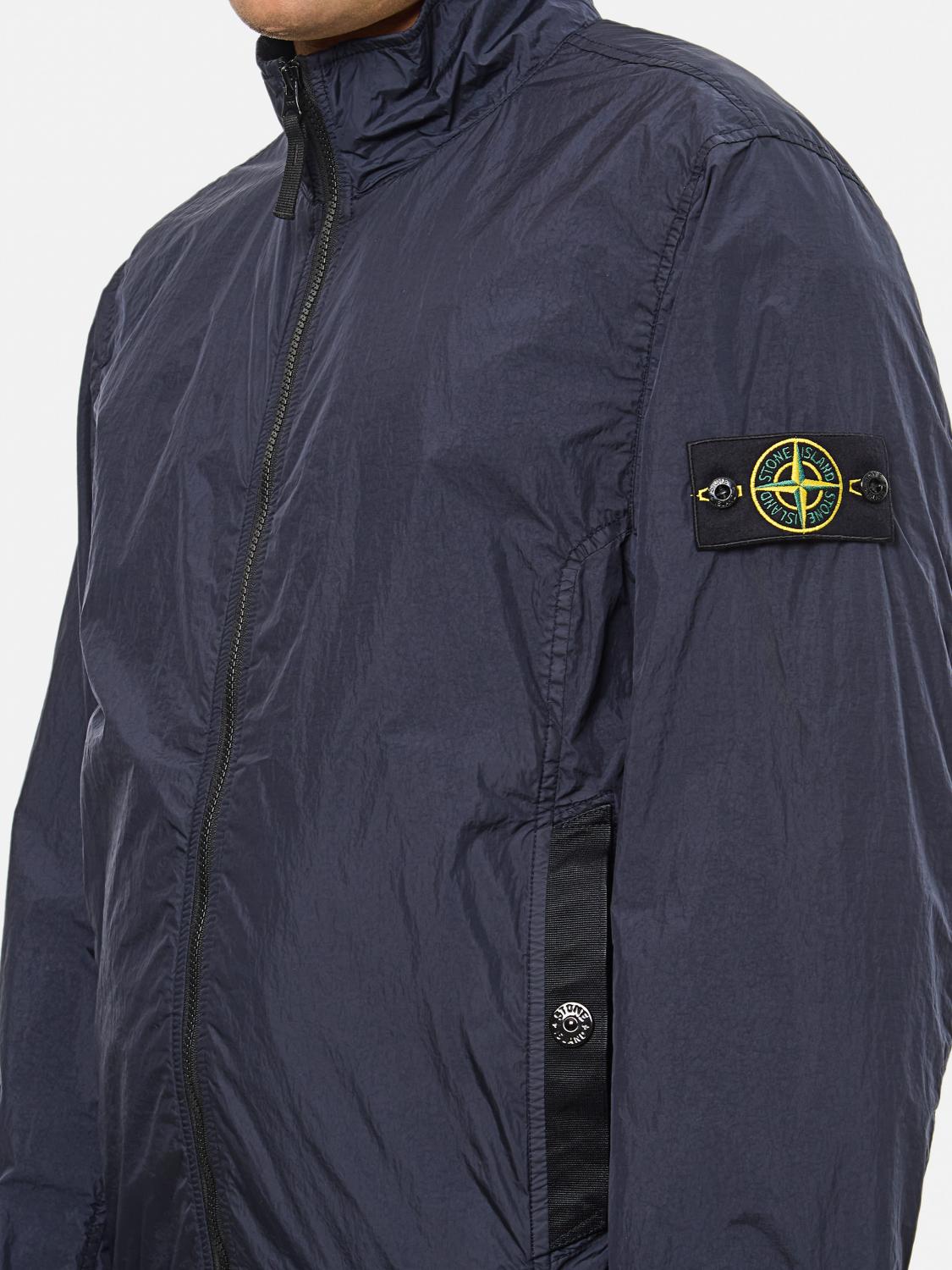 STONE ISLAND CHAQUETA: Chaqueta hombre Stone Island, Azul Oscuro - Img 4