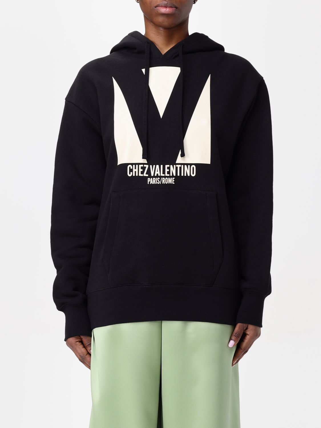 VALENTINO SWEAT-SHIRT: Pull femme Valentino, Noir - Img 1