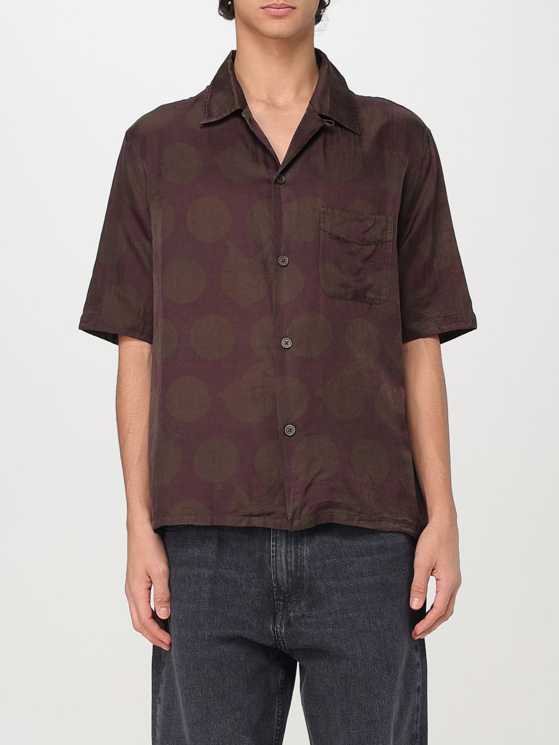 OUR LEGACY SHIRT: Shirt men Our Legacy, Brown - Img 1