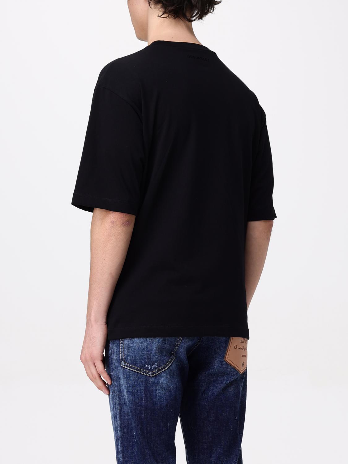 DSQUARED2 T-SHIRT: T-shirt men Dsquared2, Black - Img 3