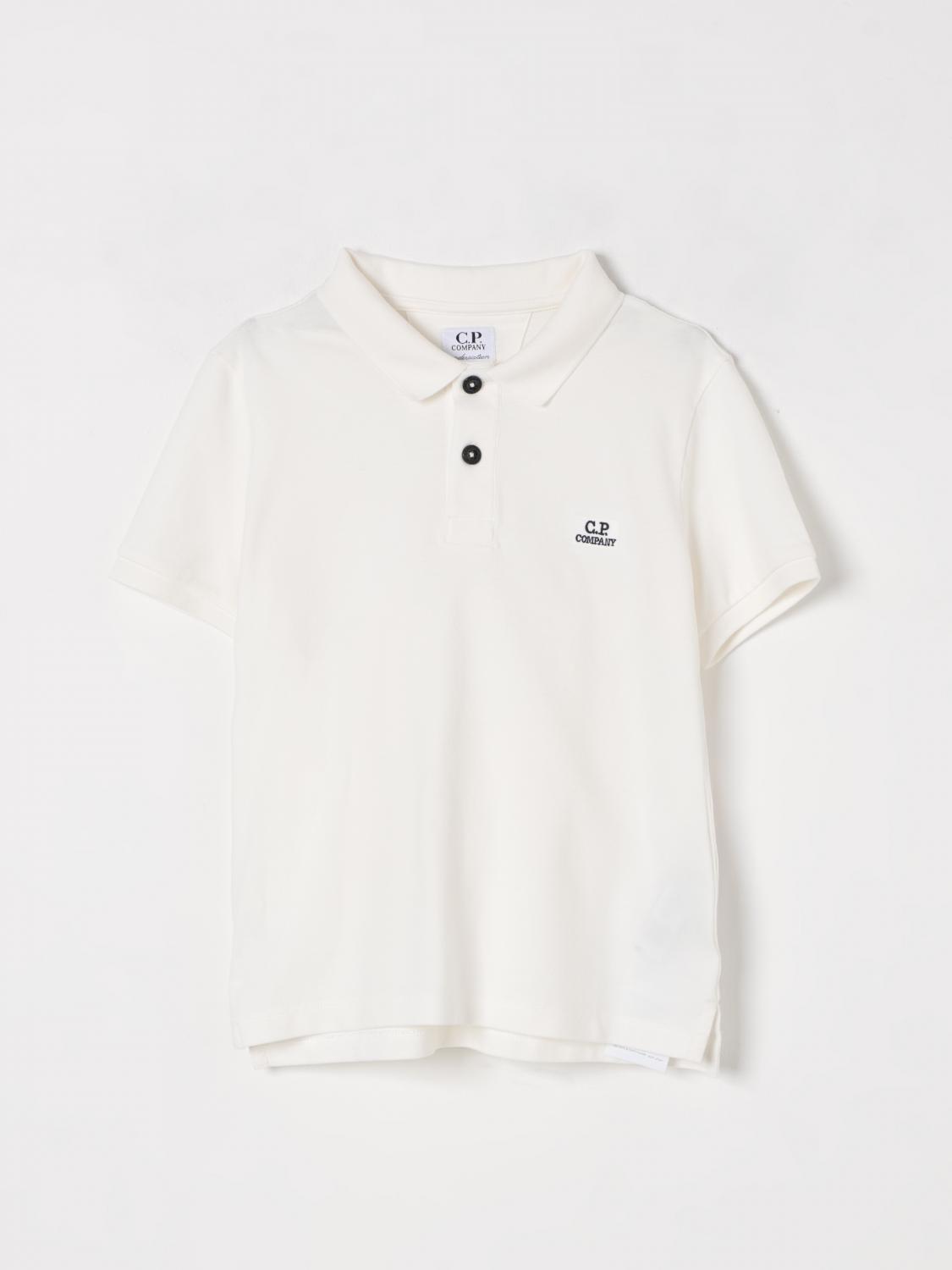 C.P. COMPANY POLO SHIRT: Polo shirt kids C.P. Company, White - Img 1