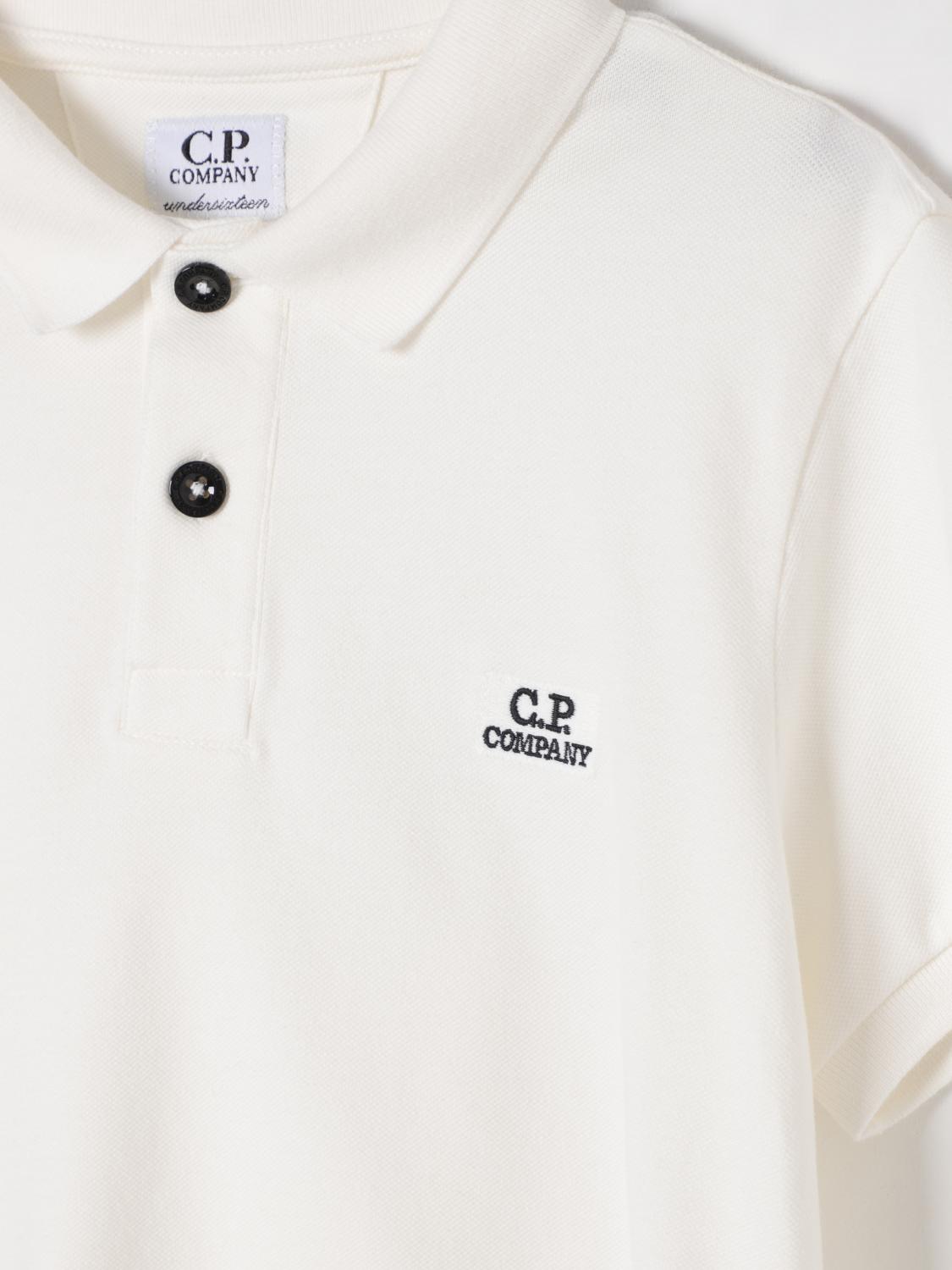 C.P. COMPANY POLO SHIRT: Polo shirt kids C.P. Company, White - Img 3