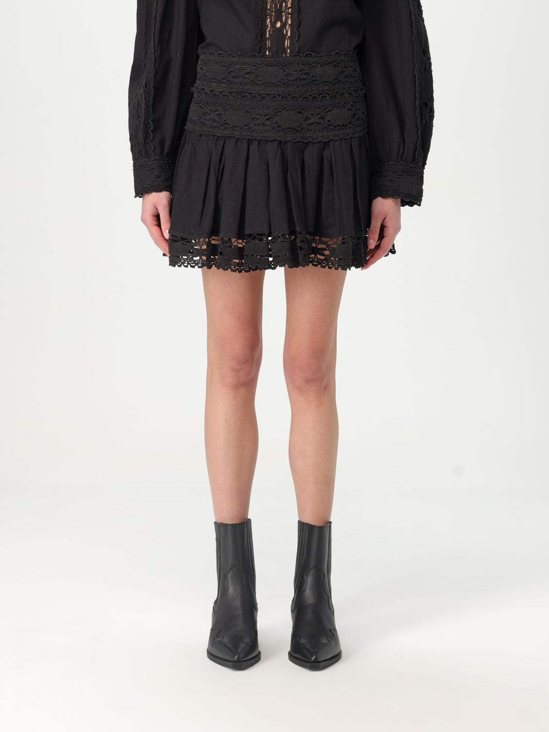 ISABEL MARANT ETOILE FALDA: Falda mujer Isabel Marant Etoile, Negro - Img 1