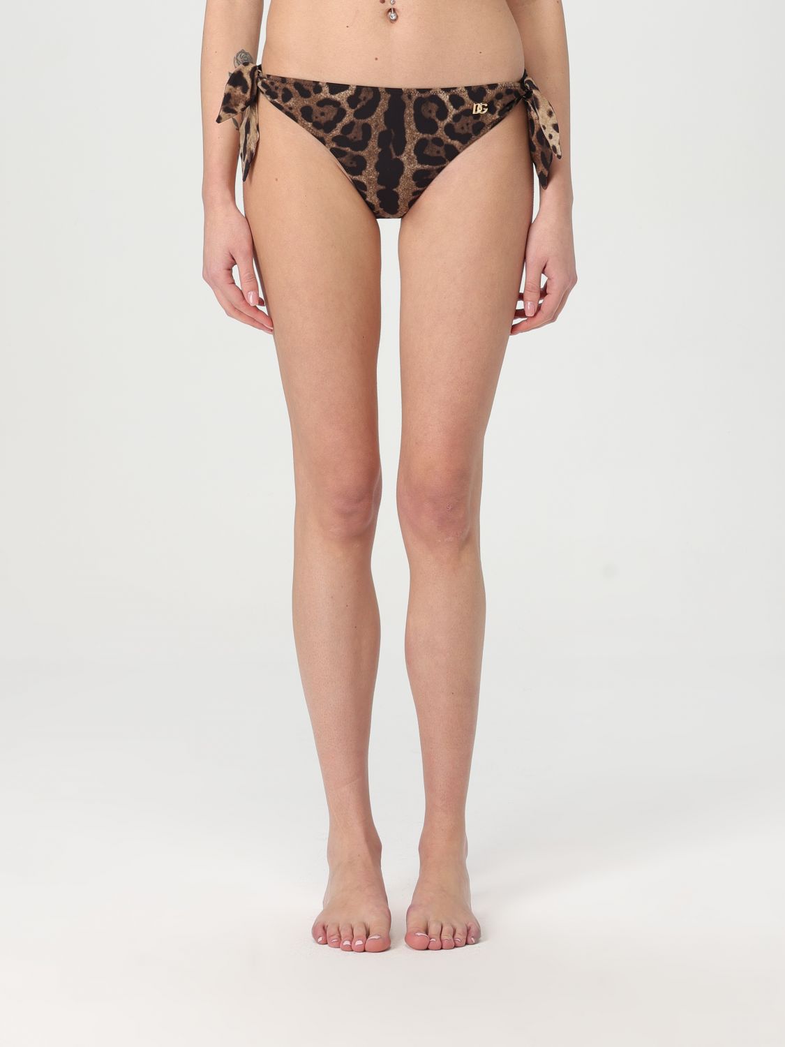 DOLCE & GABBANA COSTUME: Costume da bagno slip bikini Dolce & Gabbana, Fantasia - Img 1