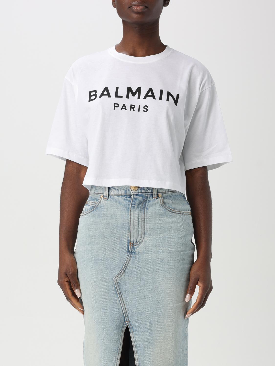 BALMAIN T-SHIRT: T-shirt woman Balmain, White - Img 1