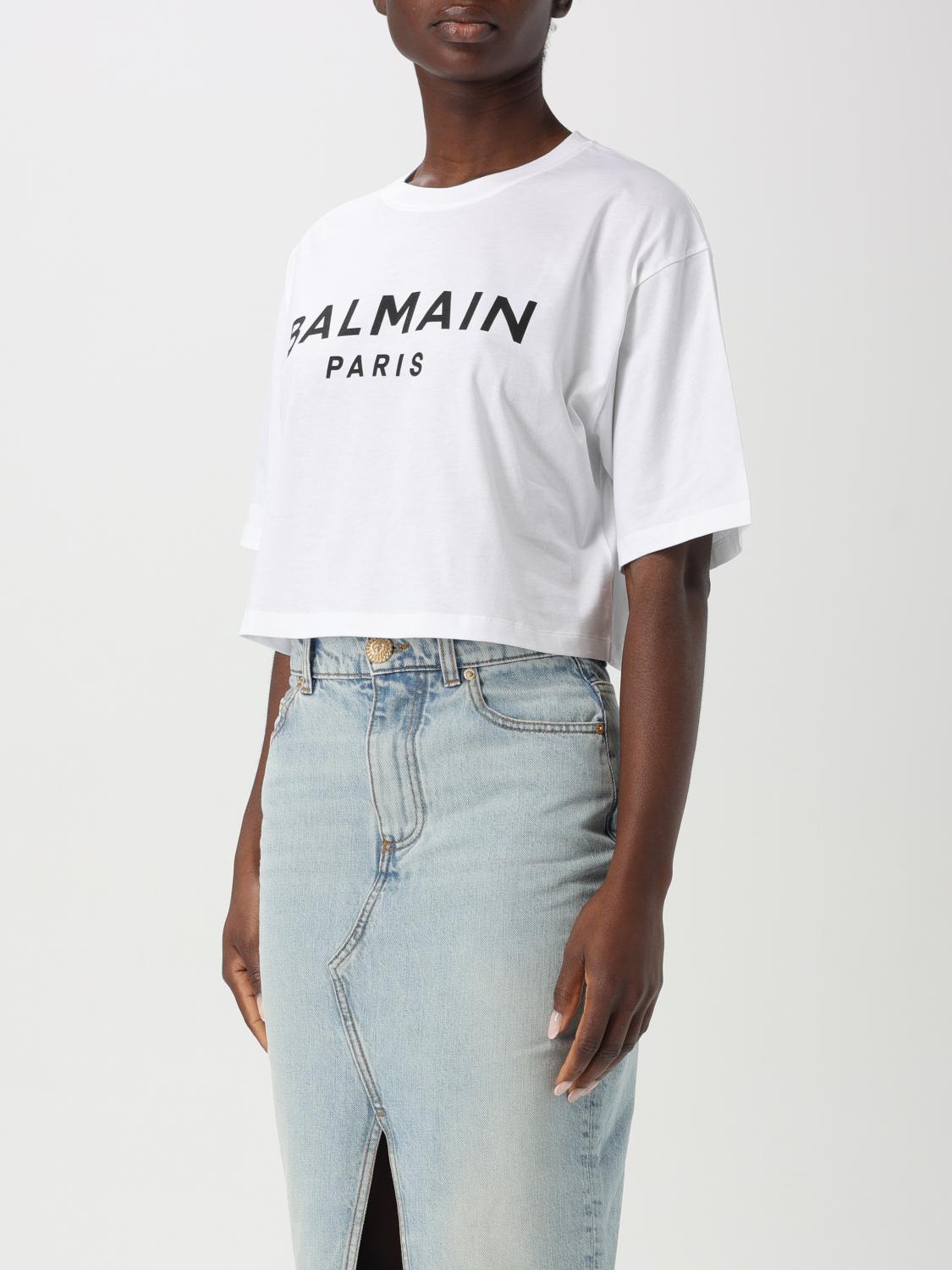 BALMAIN T-SHIRT: T-shirt woman Balmain, White - Img 3