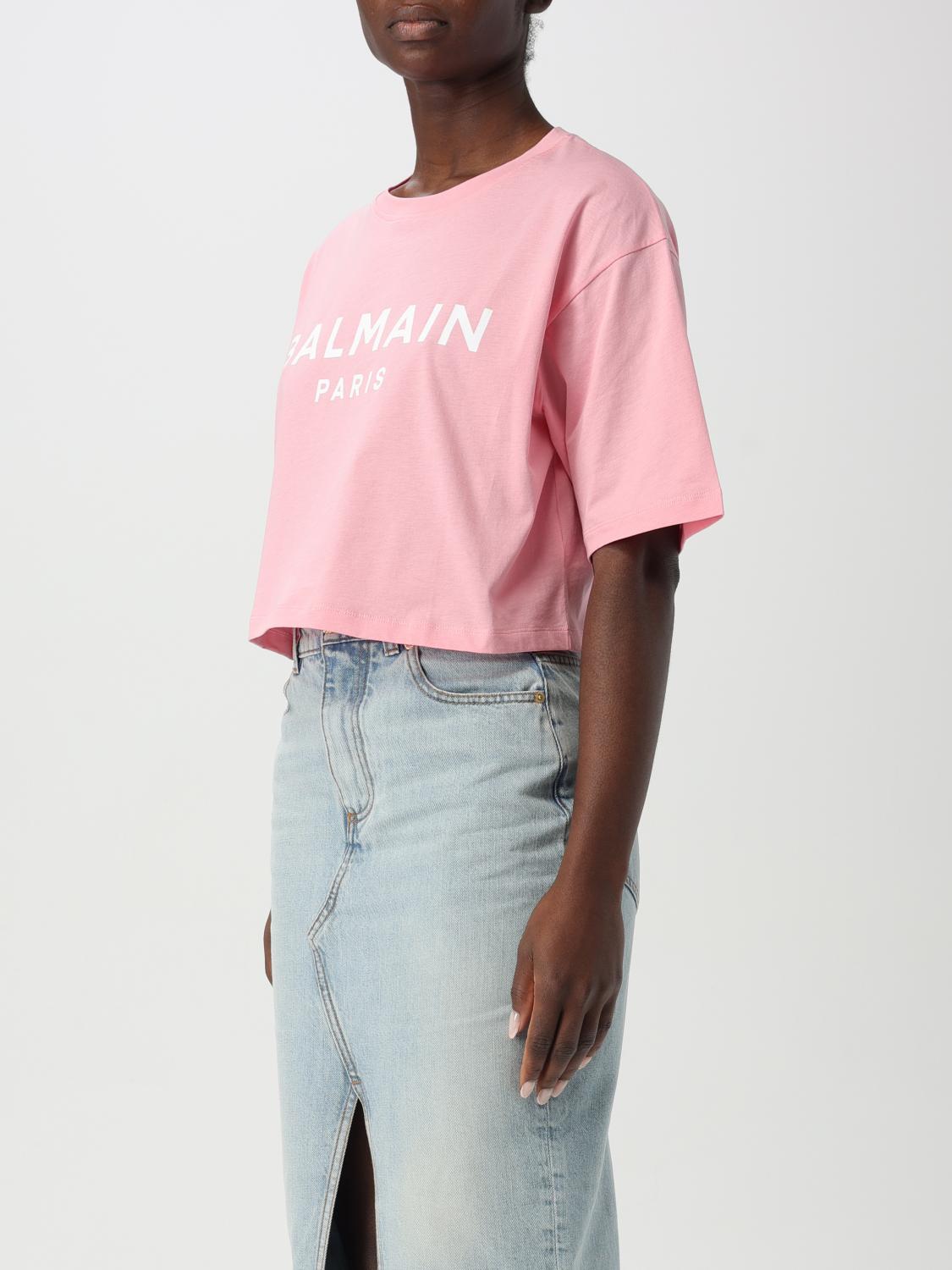 BALMAIN T-SHIRT: T-shirt woman Balmain, Pink - Img 3