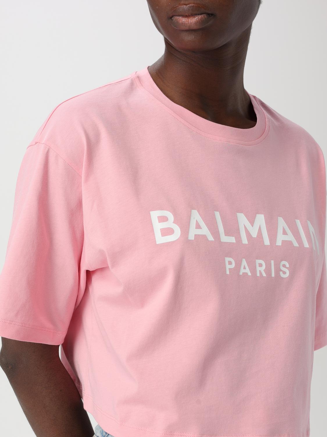 BALMAIN T-SHIRT: T-shirt woman Balmain, Pink - Img 4