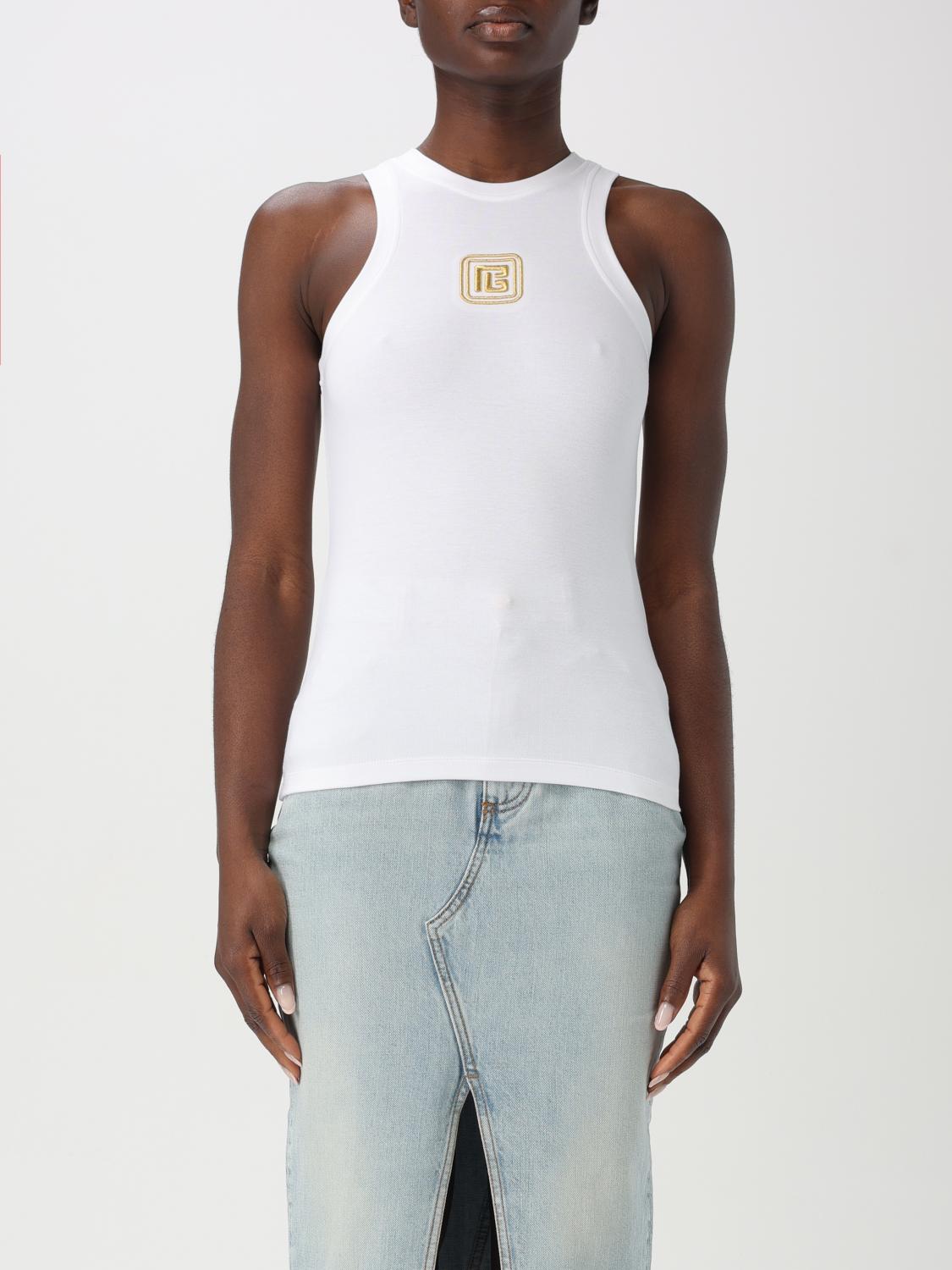 BALMAIN T-SHIRT: Top woman Balmain, White - Img 1