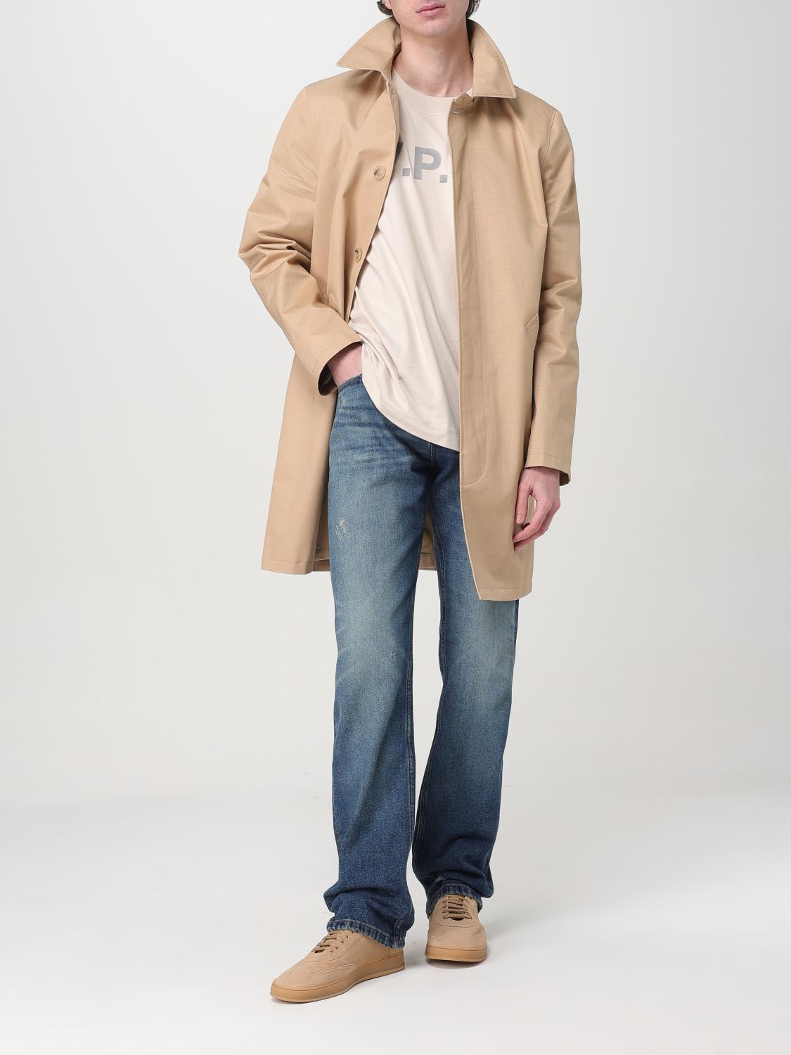 A.P.C. TRENCH COAT: Trench coat men A.P.C., Beige - Img 2