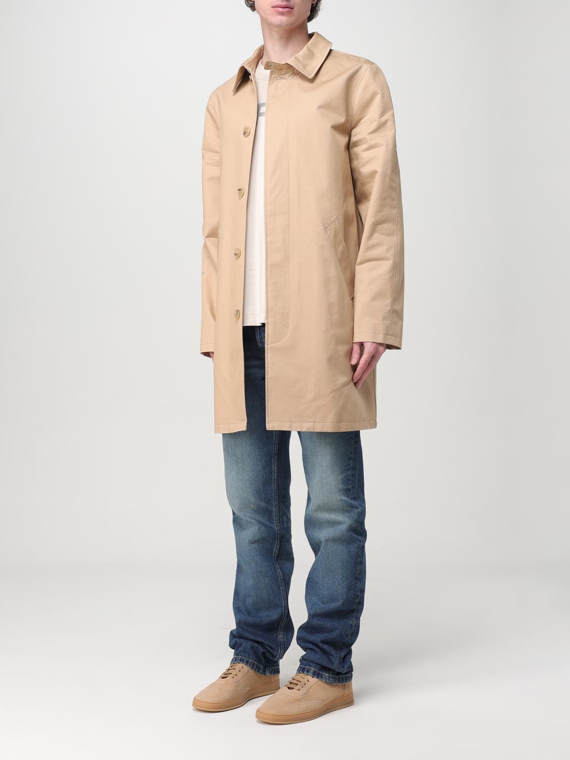 A.P.C. TRENCH COAT: Trench coat men A.P.C., Beige - Img 4