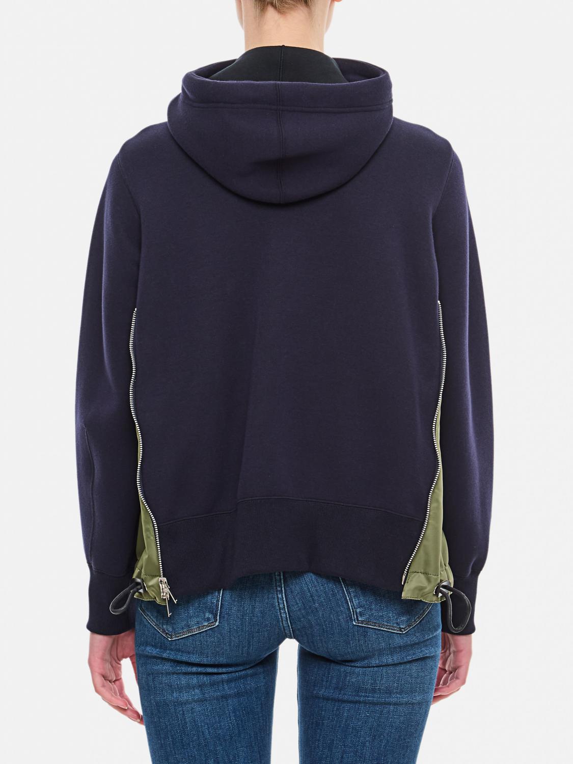 SACAI SWEATSHIRT: Pullover damen Sacai, Blau - Img 2
