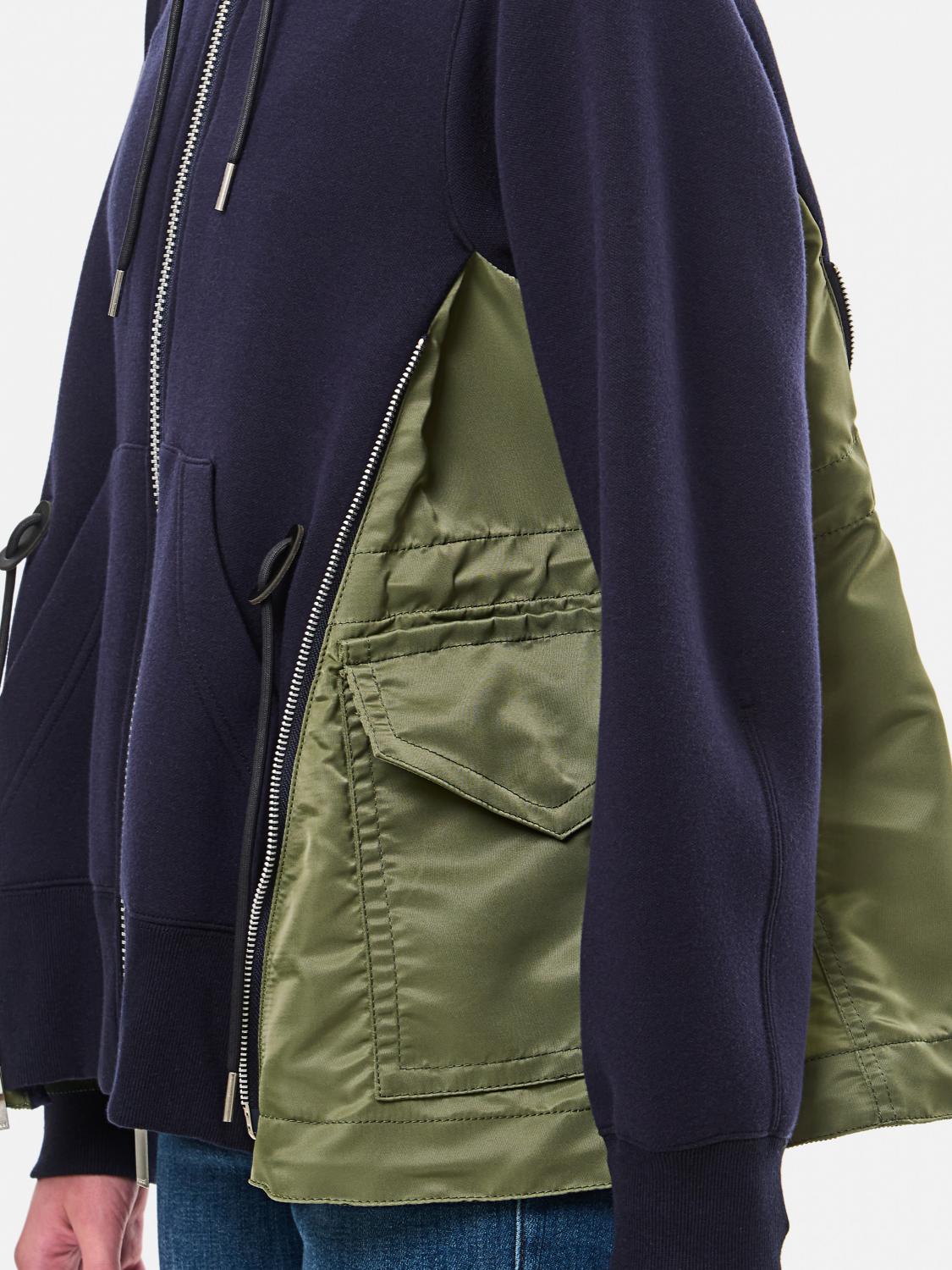 SACAI SWEATSHIRT: Pullover damen Sacai, Blau - Img 3