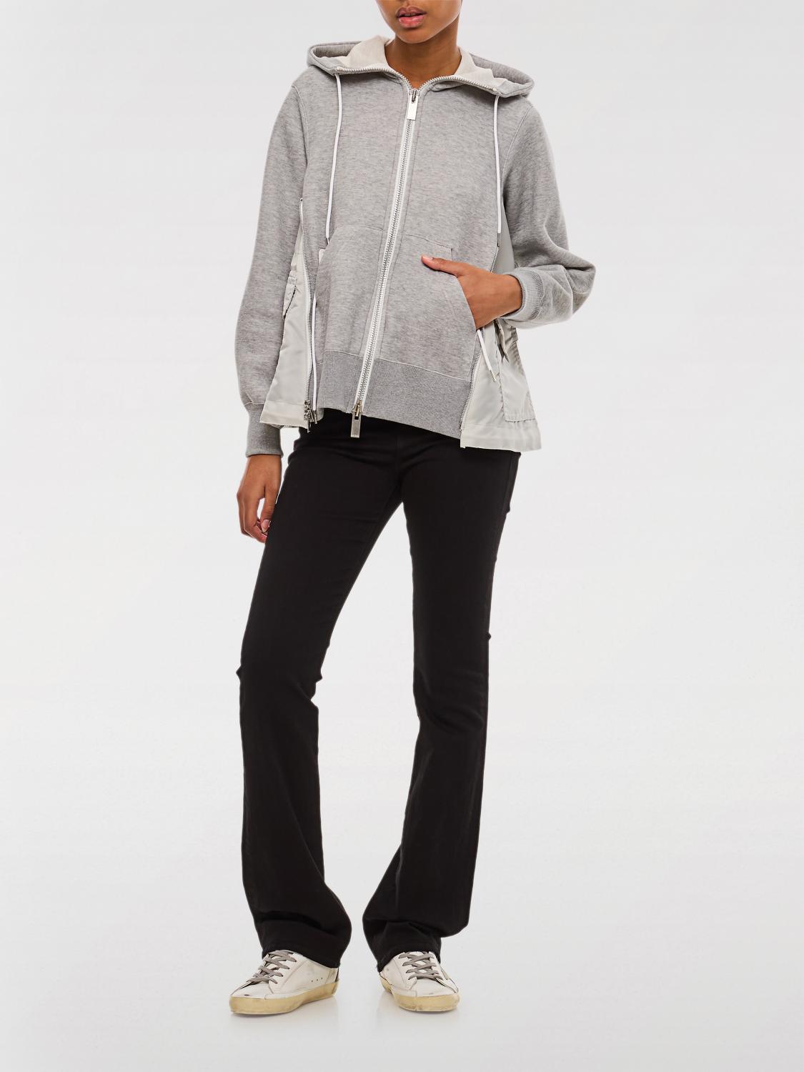 SACAI SWEATSHIRT: Pullover damen Sacai, Grau - Img 2