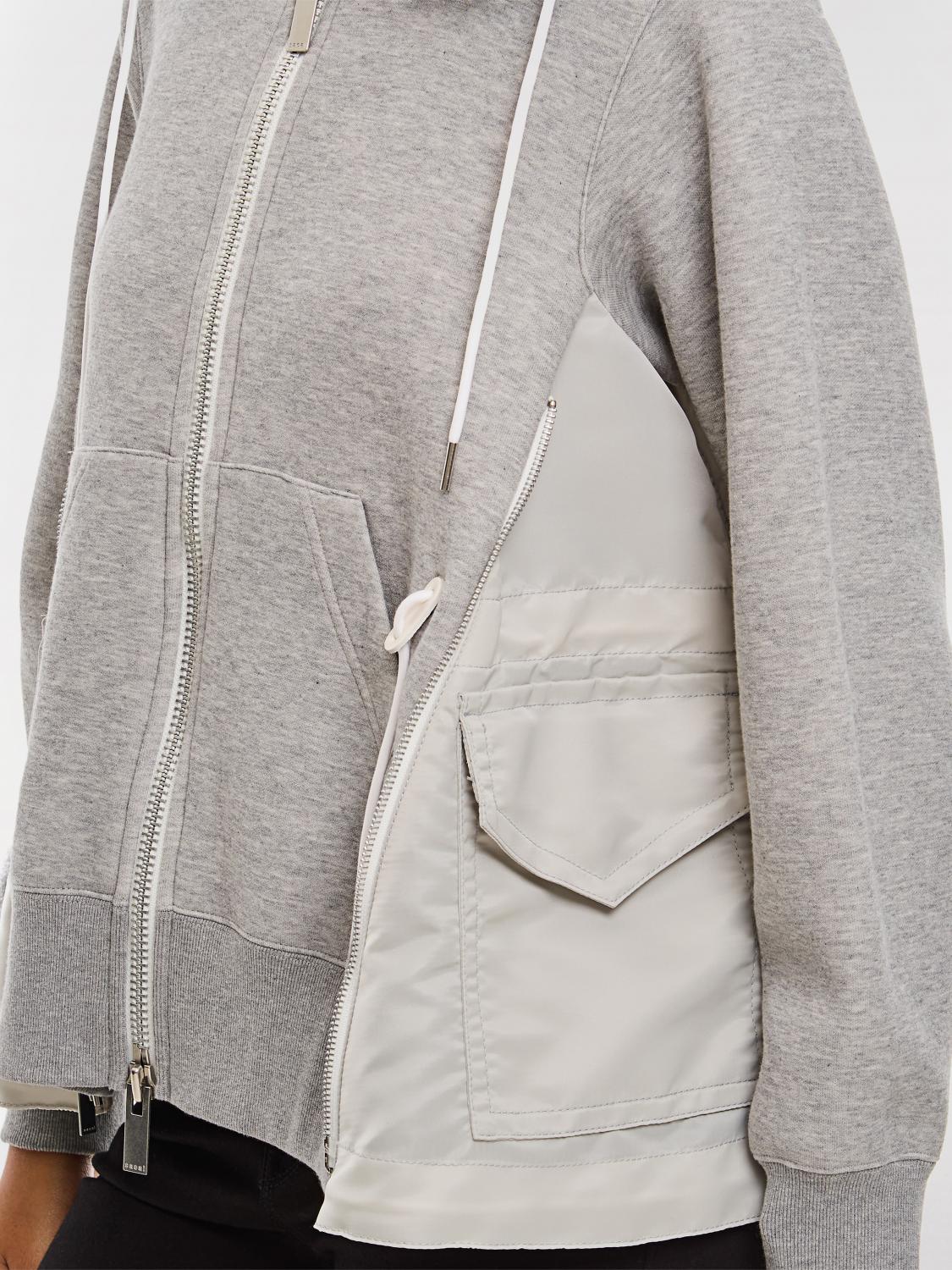 SACAI SWEATSHIRT: Pullover damen Sacai, Grau - Img 4