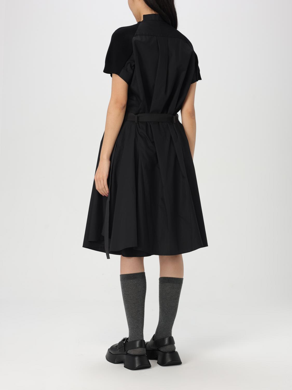 SACAI ROBES: Robes femme Sacai, Noir - Img 2