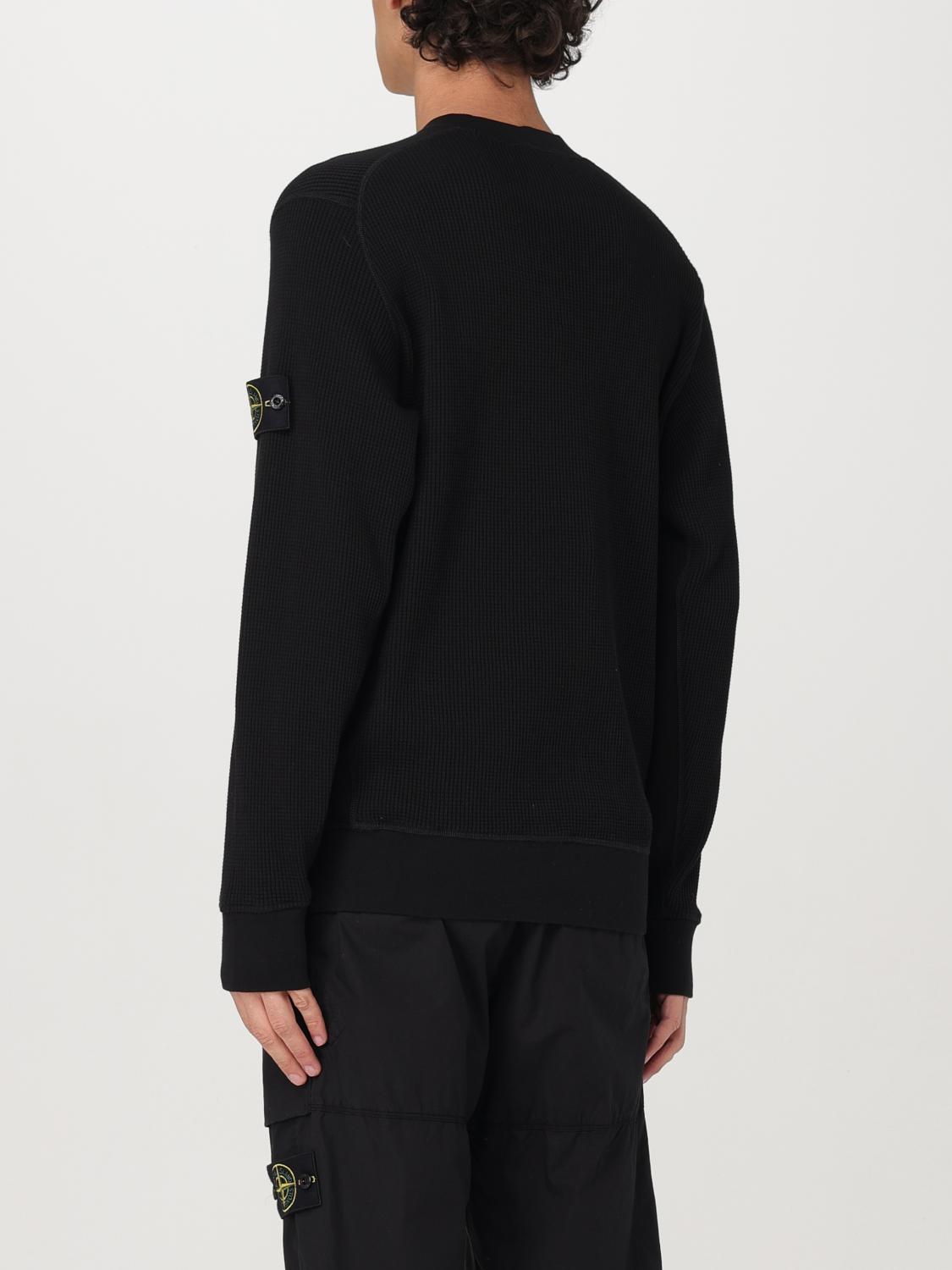 STONE ISLAND SUDADERA: Sudadera hombre Stone Island, Negro - Img 3