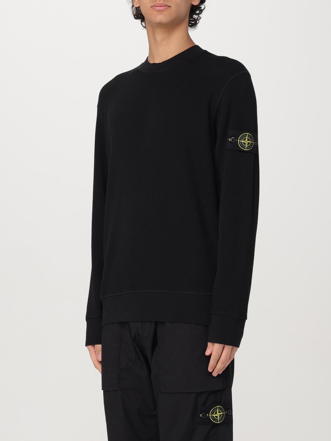 STONE ISLAND SUDADERA: Sudadera hombre Stone Island, Negro - Img 4