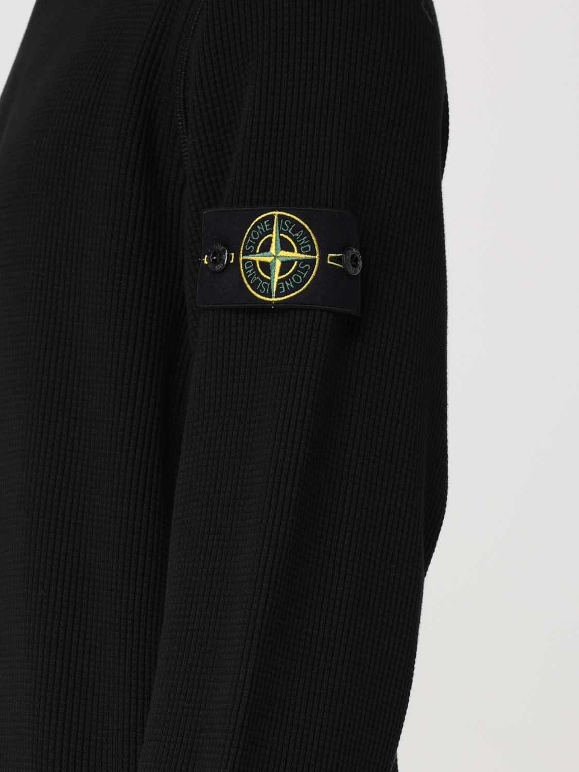 STONE ISLAND SUDADERA: Sudadera hombre Stone Island, Negro - Img 5