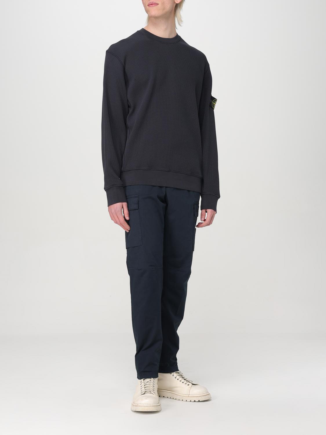 STONE ISLAND SWEATSHIRT: Sweatshirt men Stone Island, Blue - Img 2