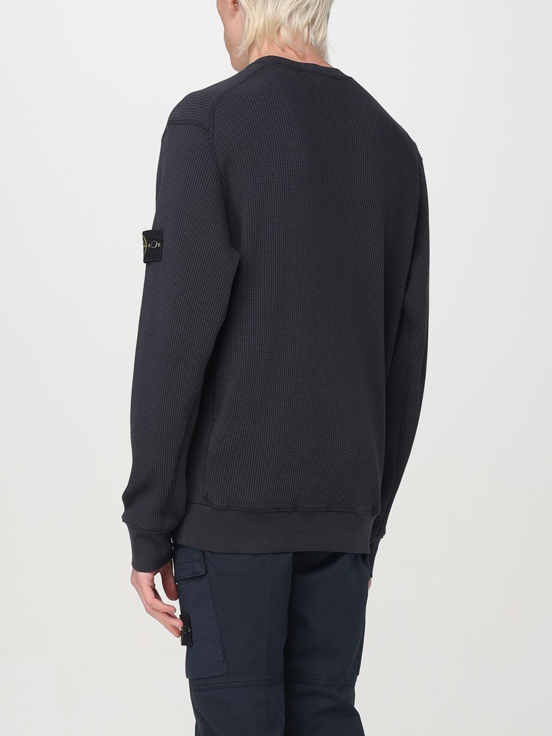 STONE ISLAND SWEATSHIRT: Sweatshirt men Stone Island, Blue - Img 3