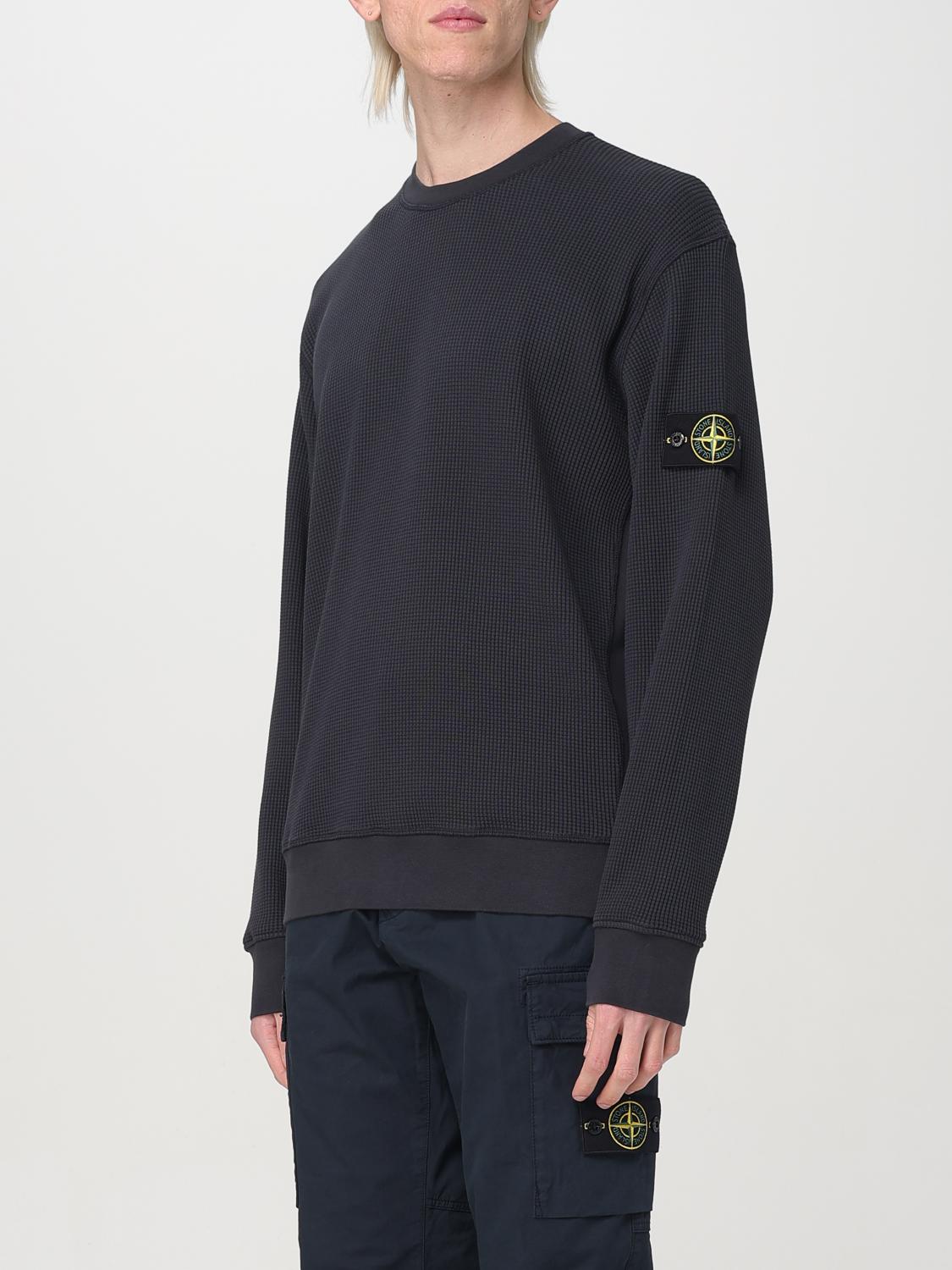 STONE ISLAND SWEATSHIRT: Sweatshirt men Stone Island, Blue - Img 4