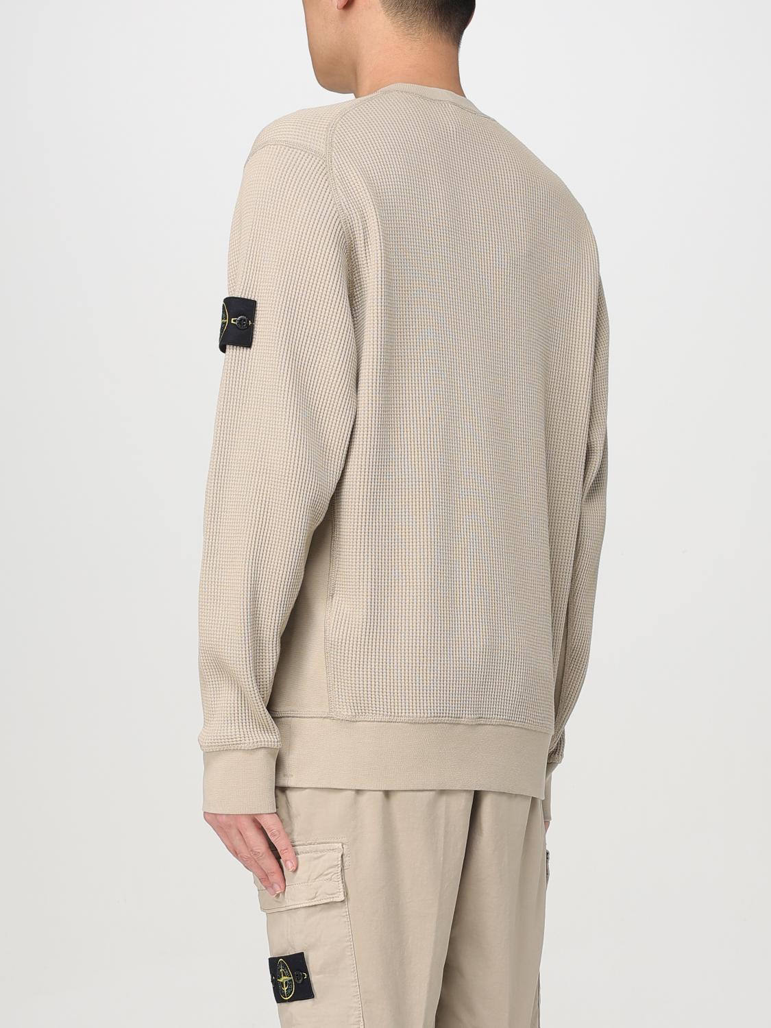 STONE ISLAND SWEATSHIRT: Sweatshirt herren Stone Island, Beige - Img 3