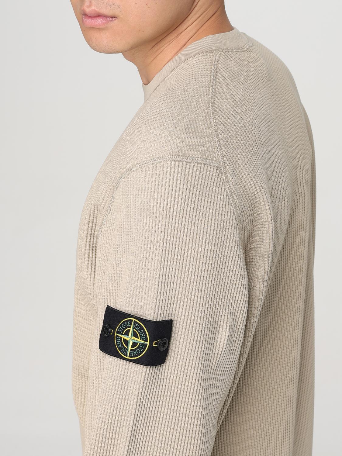 STONE ISLAND SWEATSHIRT: Sweatshirt herren Stone Island, Beige - Img 5