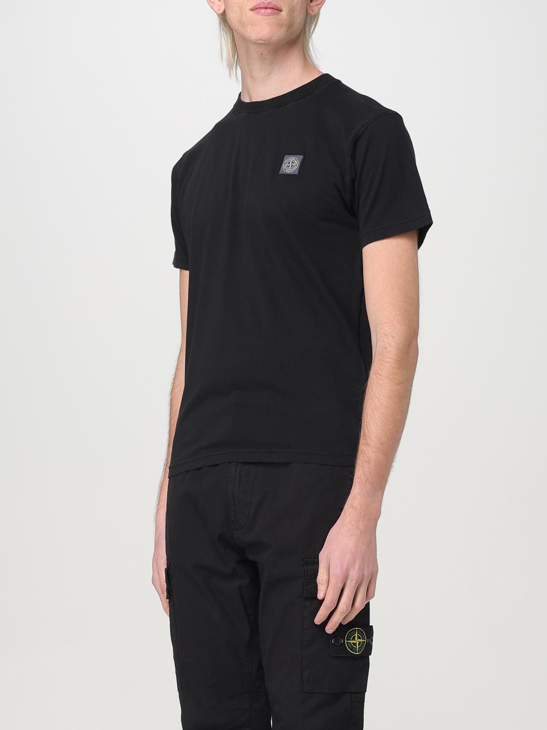 STONE ISLAND T-SHIRT: T-shirt men Stone Island, Black - Img 4