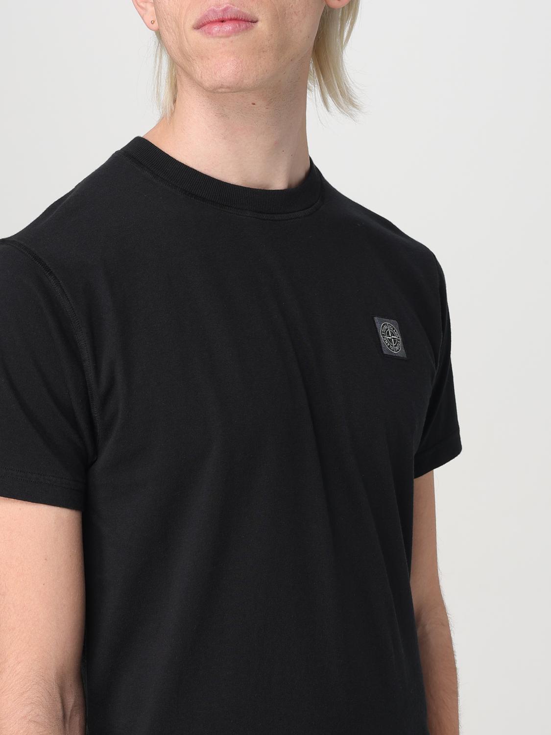 STONE ISLAND T-SHIRT: T-shirt men Stone Island, Black - Img 5