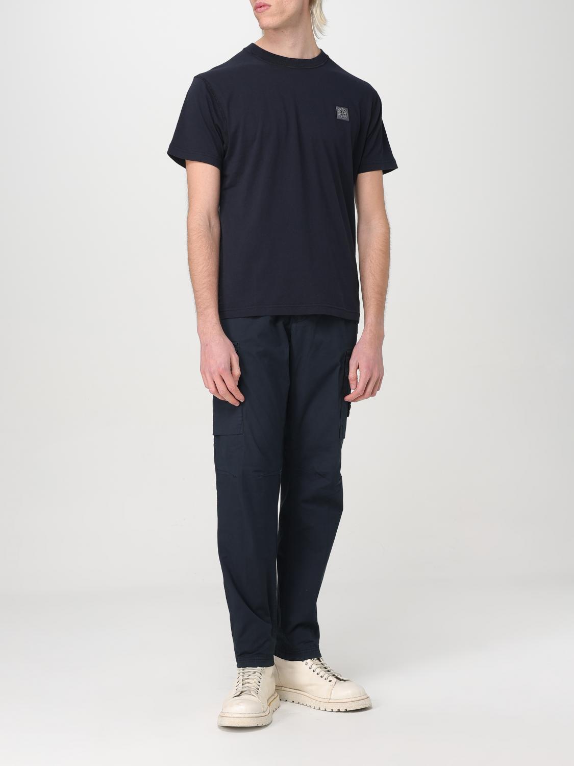 STONE ISLAND T-SHIRT: T-shirt men Stone Island, Blue - Img 2