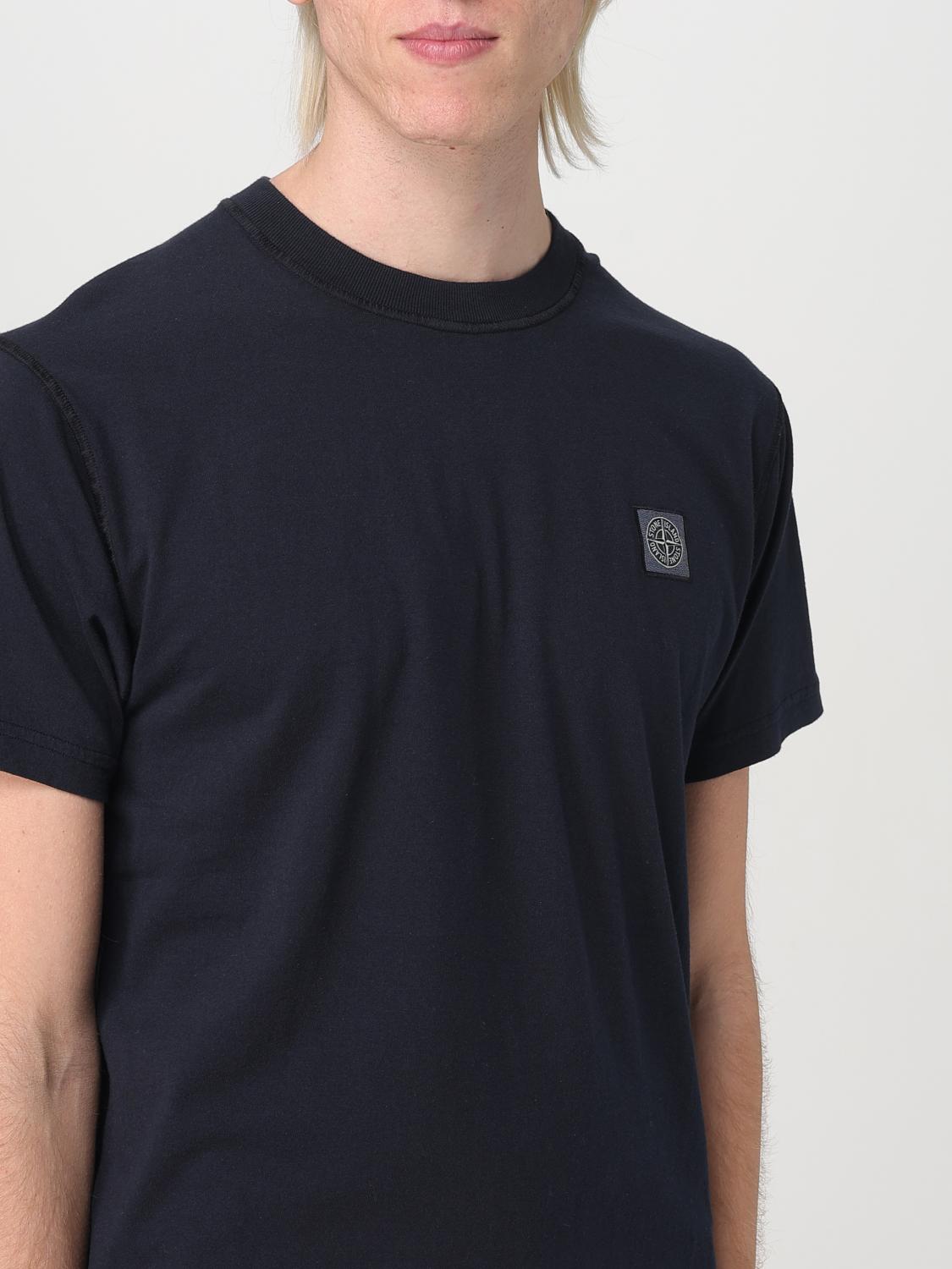 STONE ISLAND T-SHIRT: T-shirt men Stone Island, Blue - Img 5