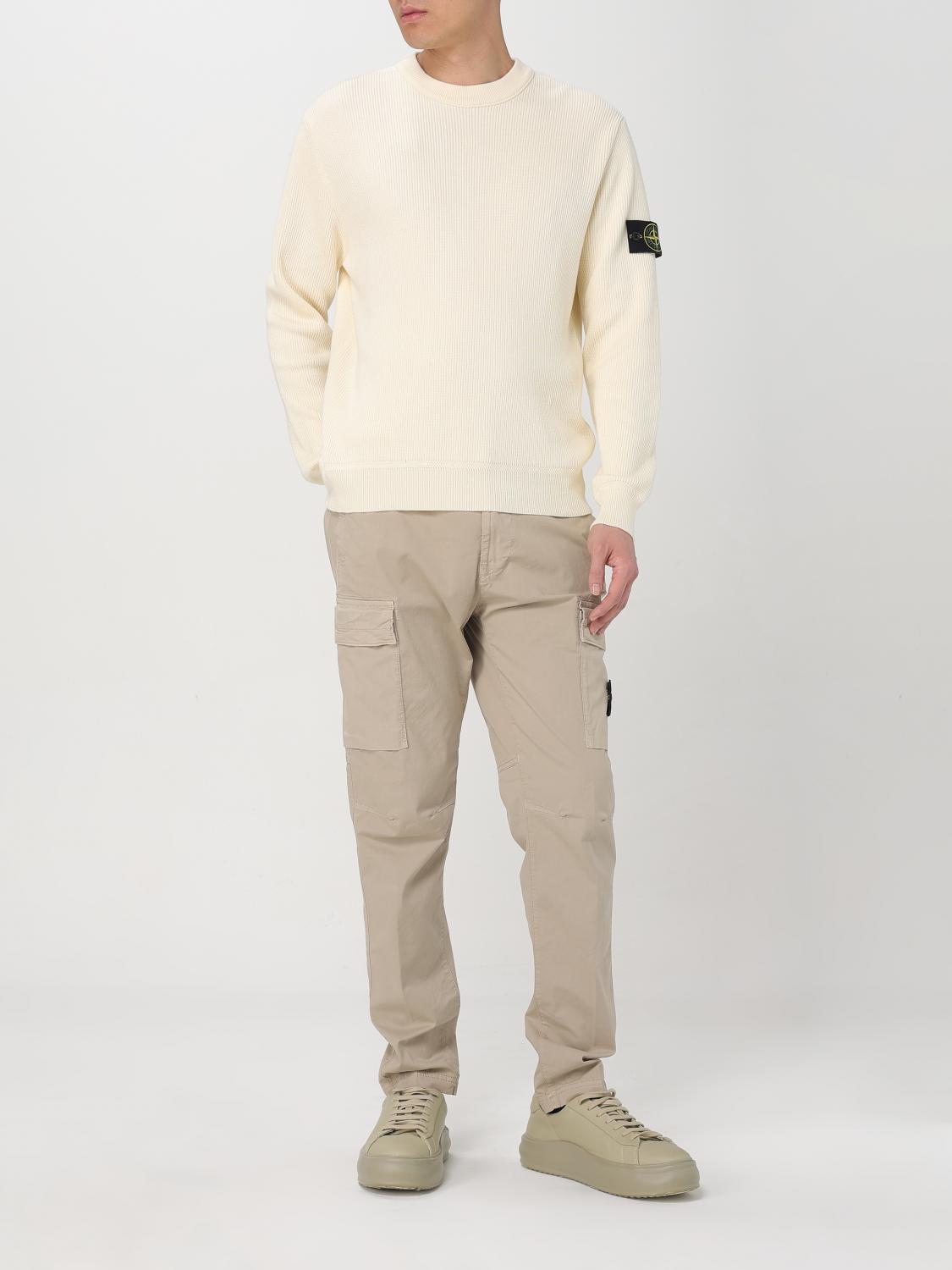 STONE ISLAND SWEATER: Sweater men Stone Island, White - Img 2