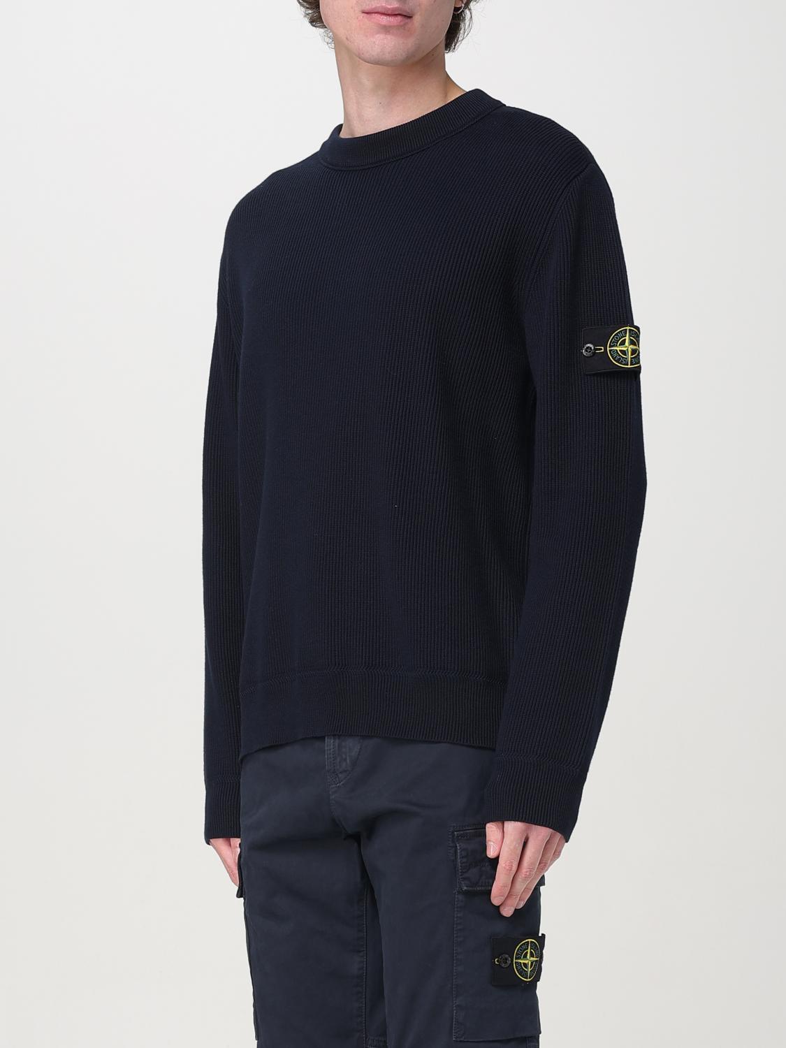 STONE ISLAND 毛衣: 毛衣 男士 Stone Island, 蓝色 - Img 4