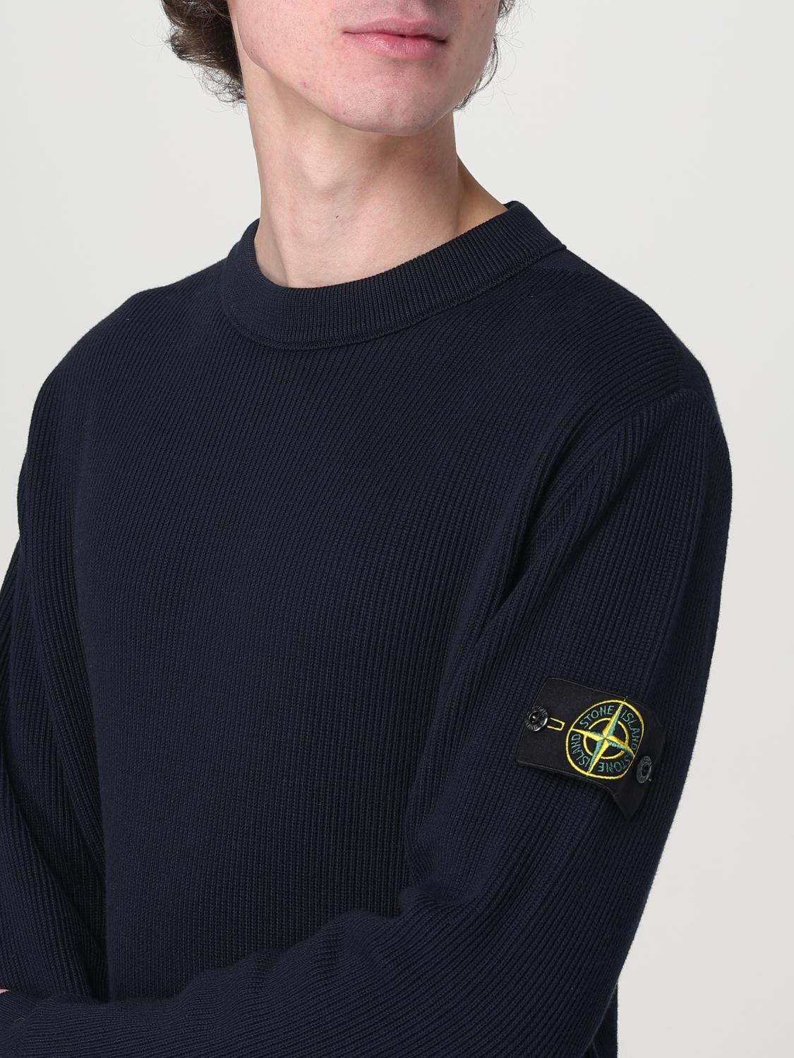 STONE ISLAND 毛衣: 毛衣 男士 Stone Island, 蓝色 - Img 5