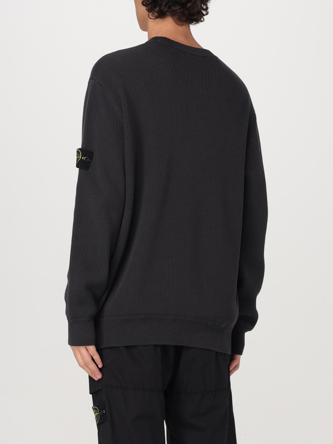 STONE ISLAND PULL: Pull homme Stone Island, Gris - Img 3