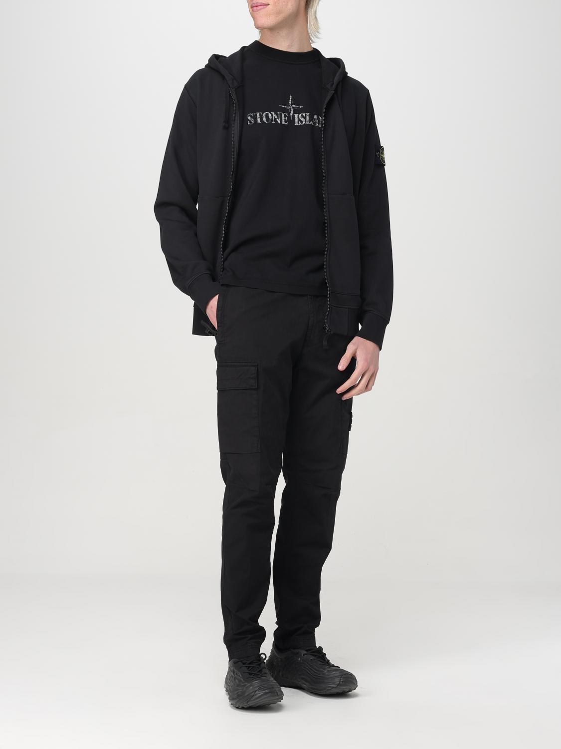 STONE ISLAND T-SHIRT: T-shirt men Stone Island, Black - Img 2