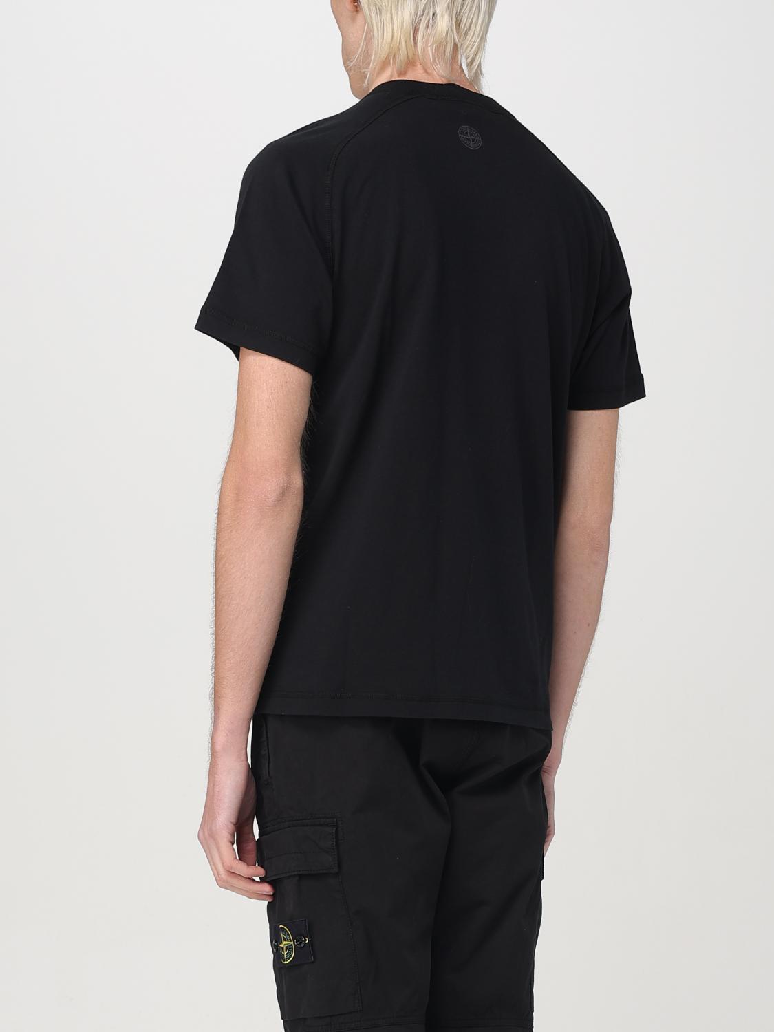 STONE ISLAND T-SHIRT: T-shirt men Stone Island, Black - Img 3