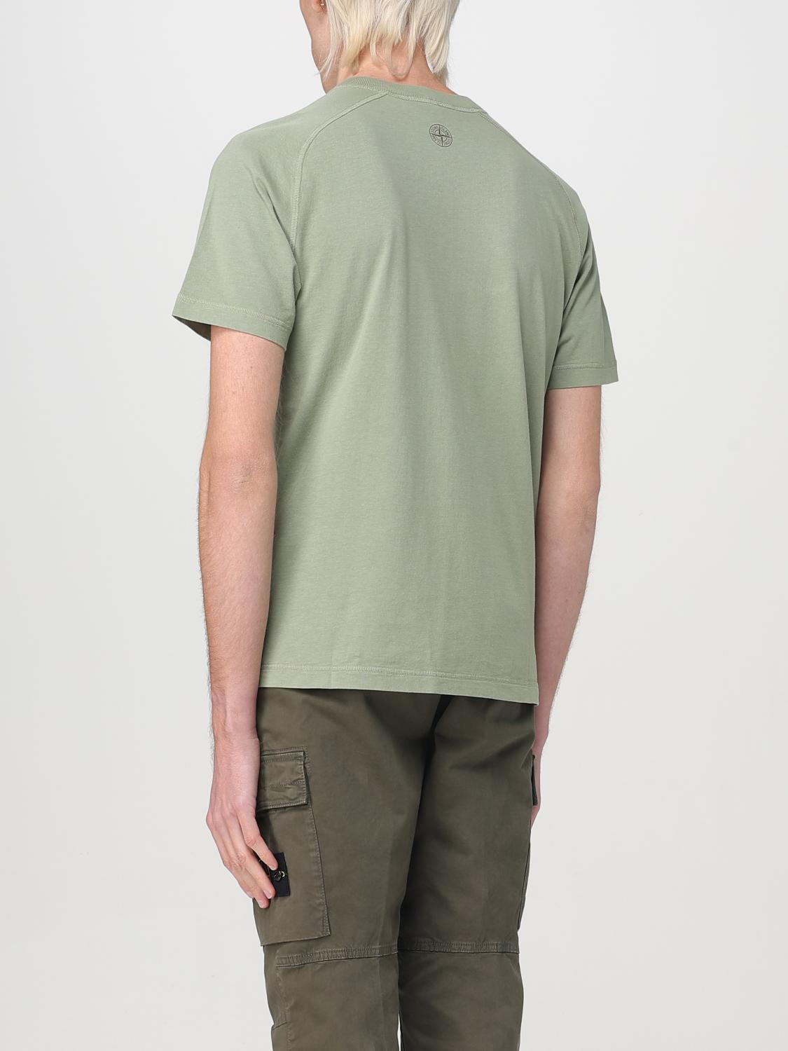 STONE ISLAND T-SHIRT: T-shirt men Stone Island, Green - Img 3