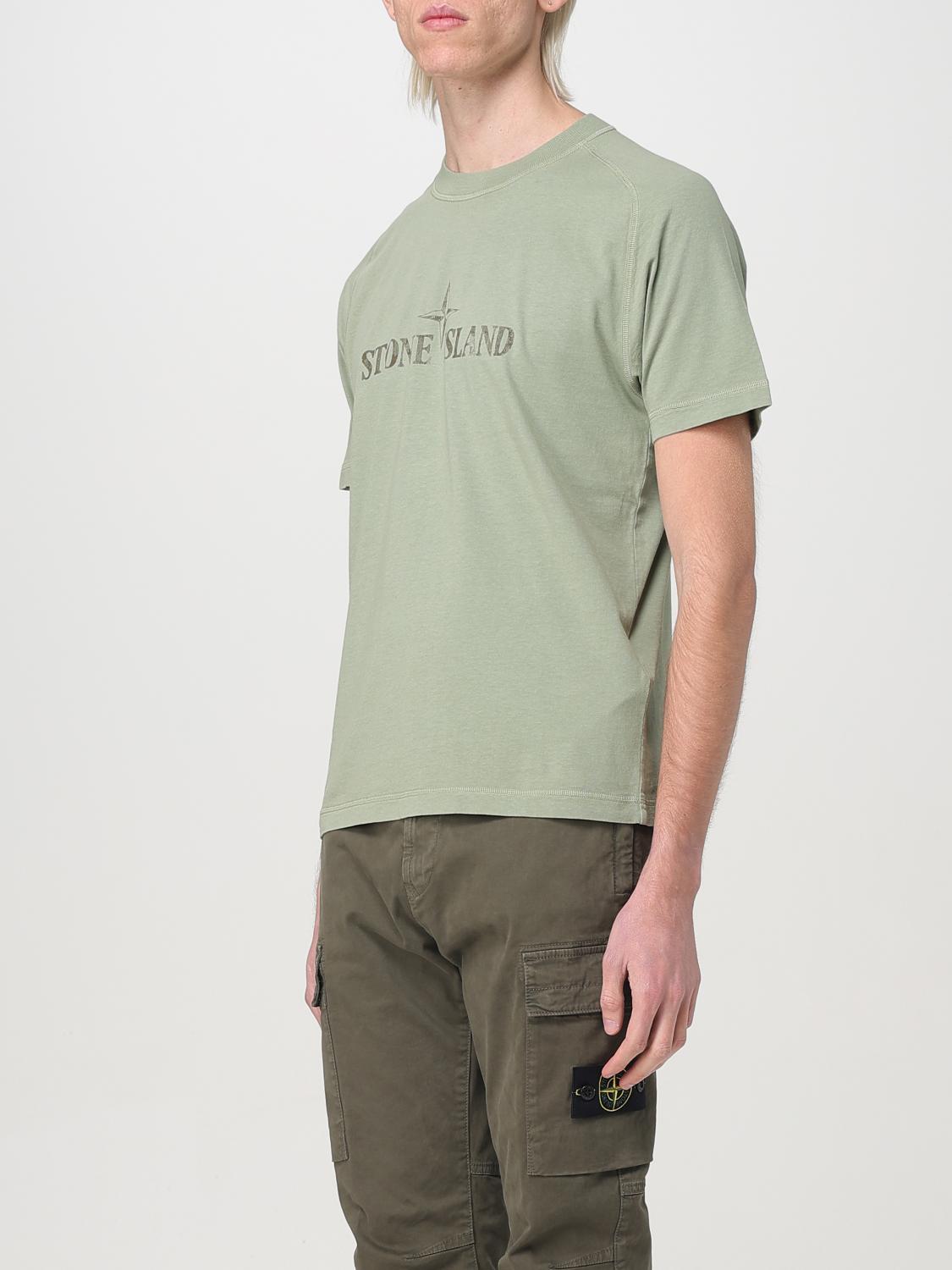 STONE ISLAND T-SHIRT: T-shirt men Stone Island, Green - Img 4