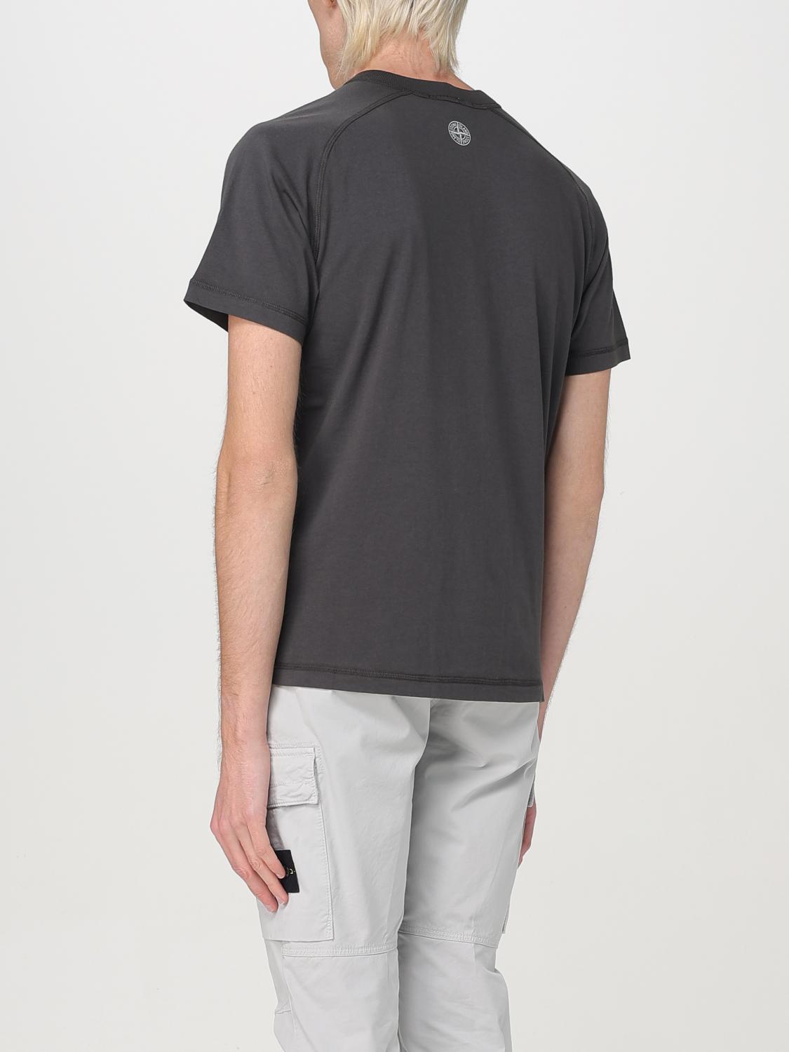 STONE ISLAND T-SHIRT: T-shirt men Stone Island, Grey - Img 3