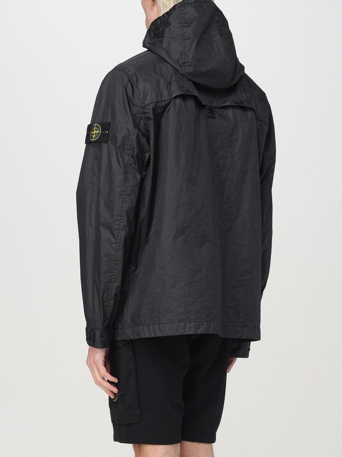 STONE ISLAND 재킷: 재킷 남성 Stone Island, 블랙 - Img 3