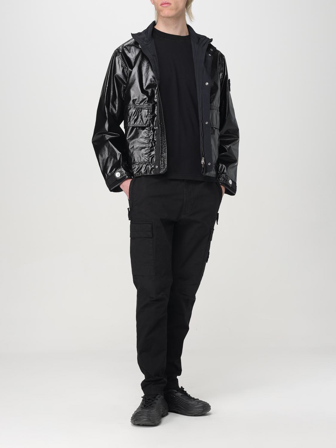 STONE ISLAND CHAQUETA: Chaqueta hombre Stone Island, Negro - Img 2